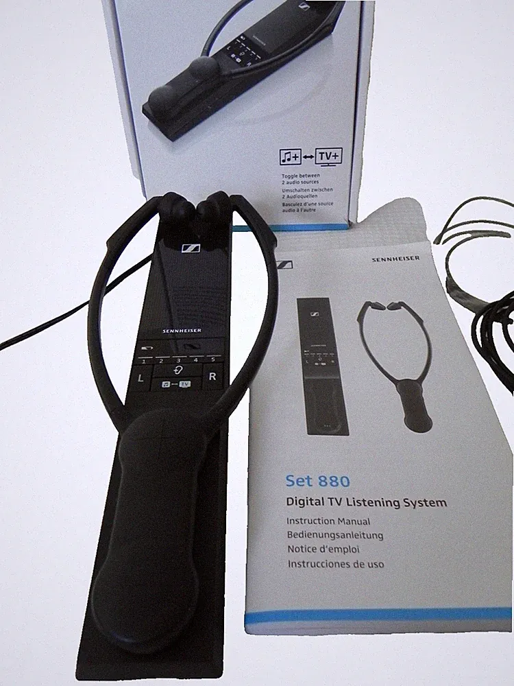 **Sennheiser Kopfhörer Set 880 Wireless TV-Kopfhörer System- Top Zustand**
