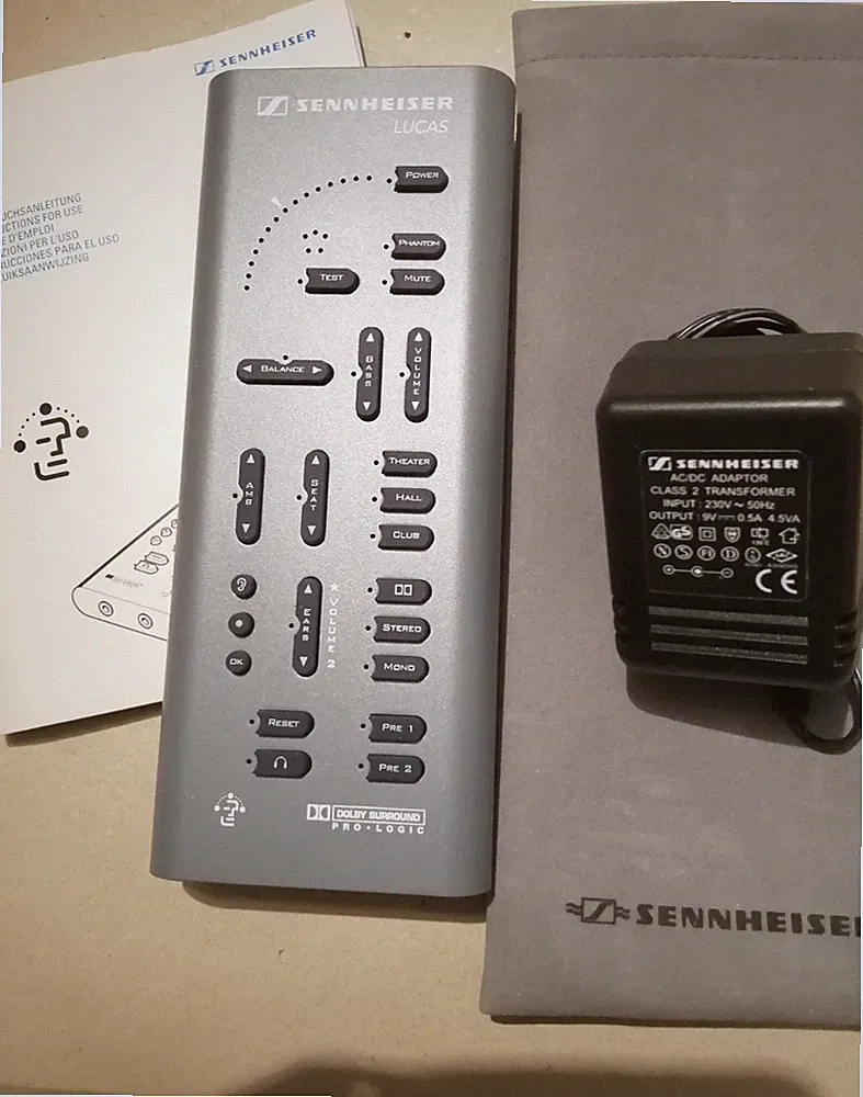 Sennheiser Lucas DOLBY SURROUND PRO LOGIC Kopfhörer+Vorverstärker