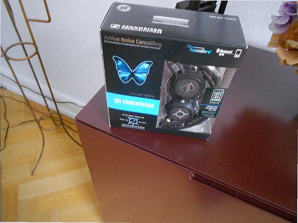 Sennheiser MM 450 mit Noiseguard im Originalkarton - Faltbarer Reise-Kopfhörer