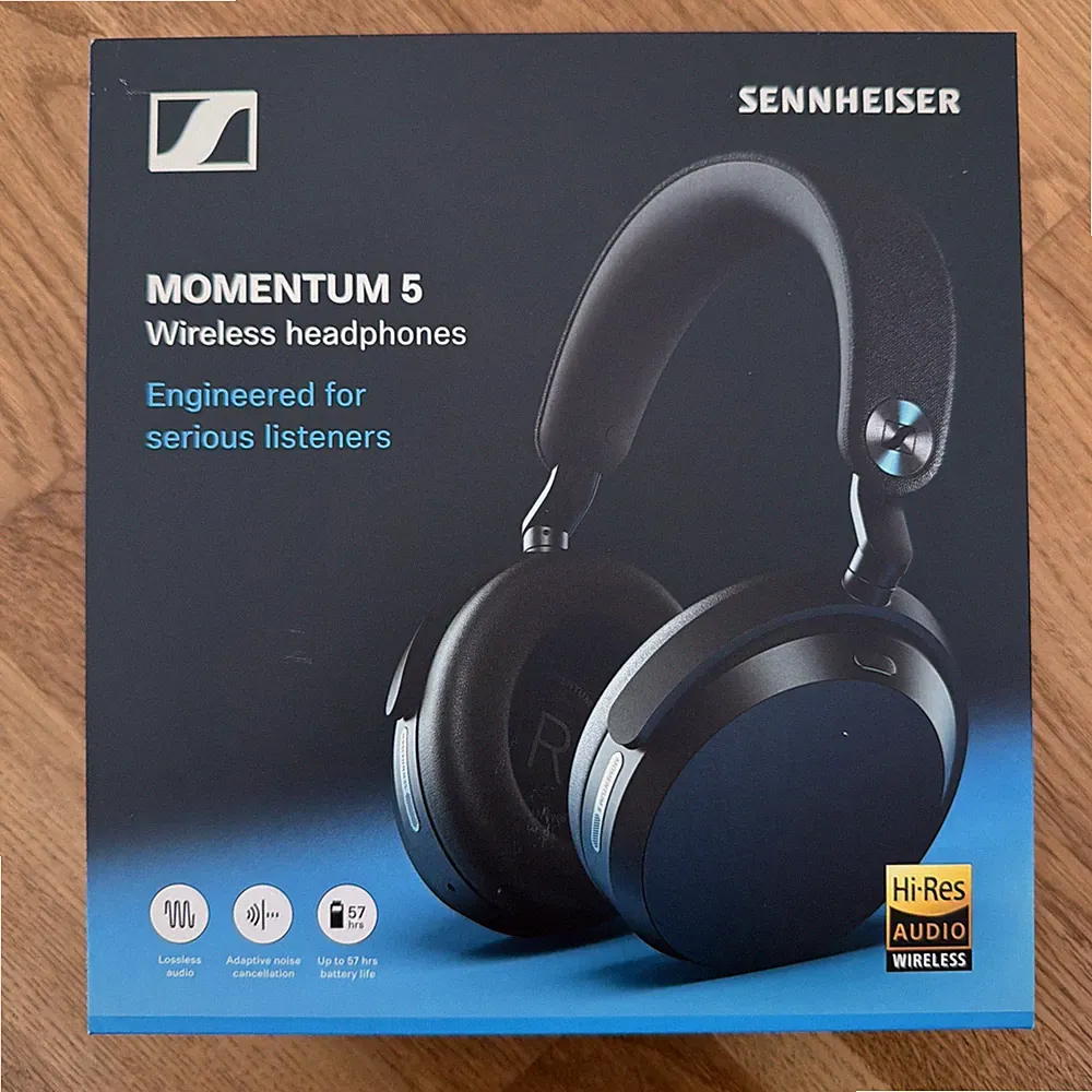 Sennheiser Momentum 5 Noise Cancelling Bluetooth Kopfhörer mit 57h Akku