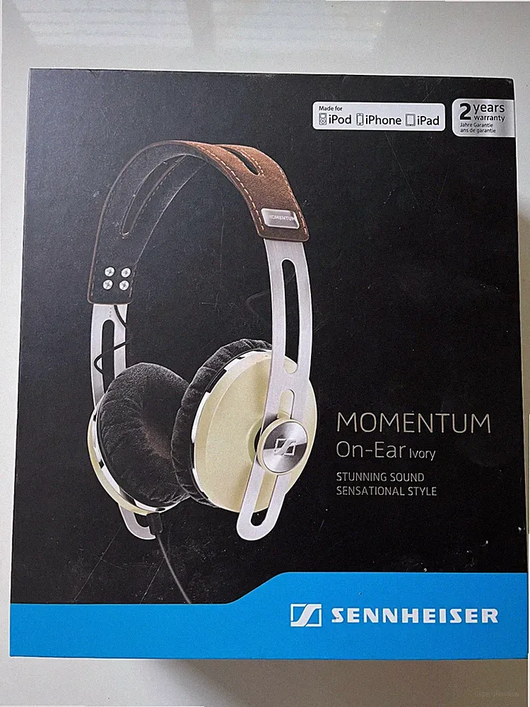 Sennheiser Momentum On-Ear Ivory | kabelgebunden | sehr gut | OVP | 2 extra Ohrk