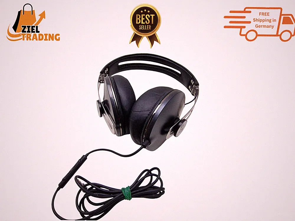 Sennheiser Momentum On-Ear Kopfhörer RCG M2 Wired Headset Schwarz Silber