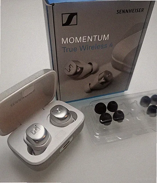 Sennheiser MOMENTUM True Wireless 4 - Weiß Silber + Extra Ohrstöpsel