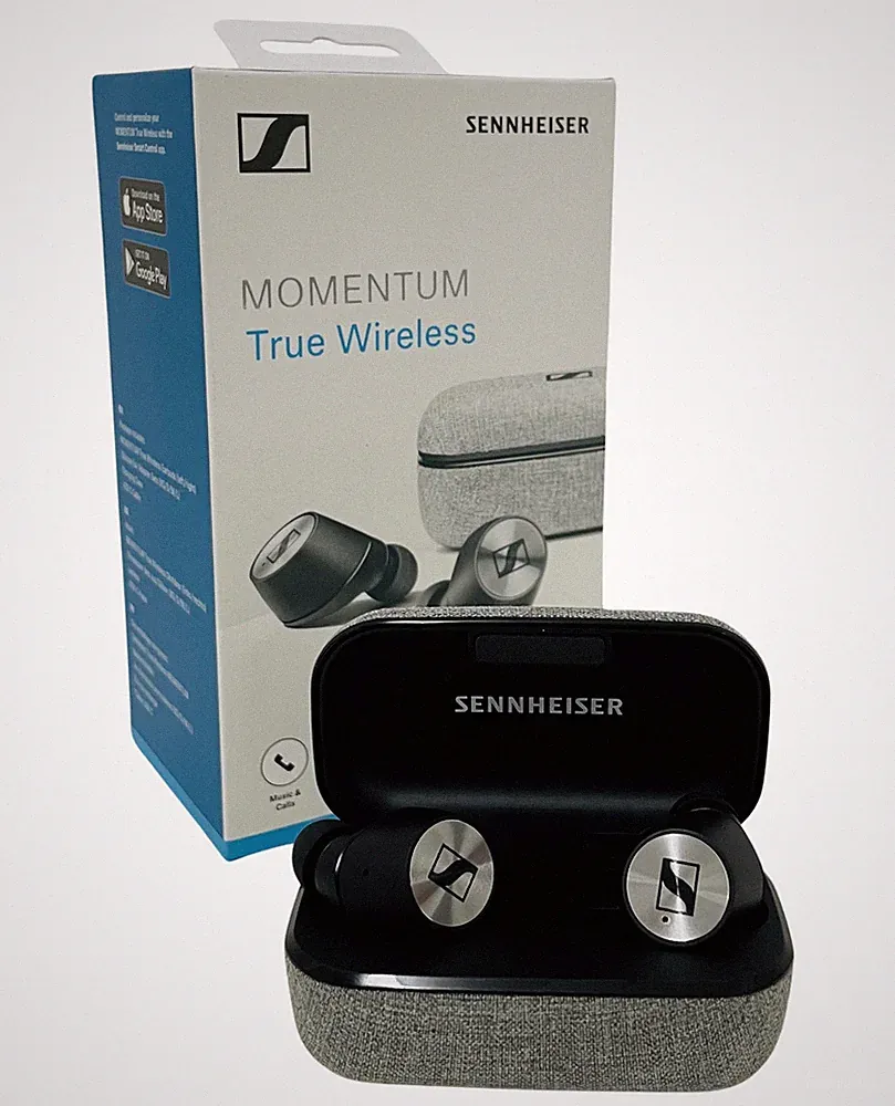 Sennheiser MOMENTUM True Wireless Bluetooth Kopfhörer Schwarz Chrom
