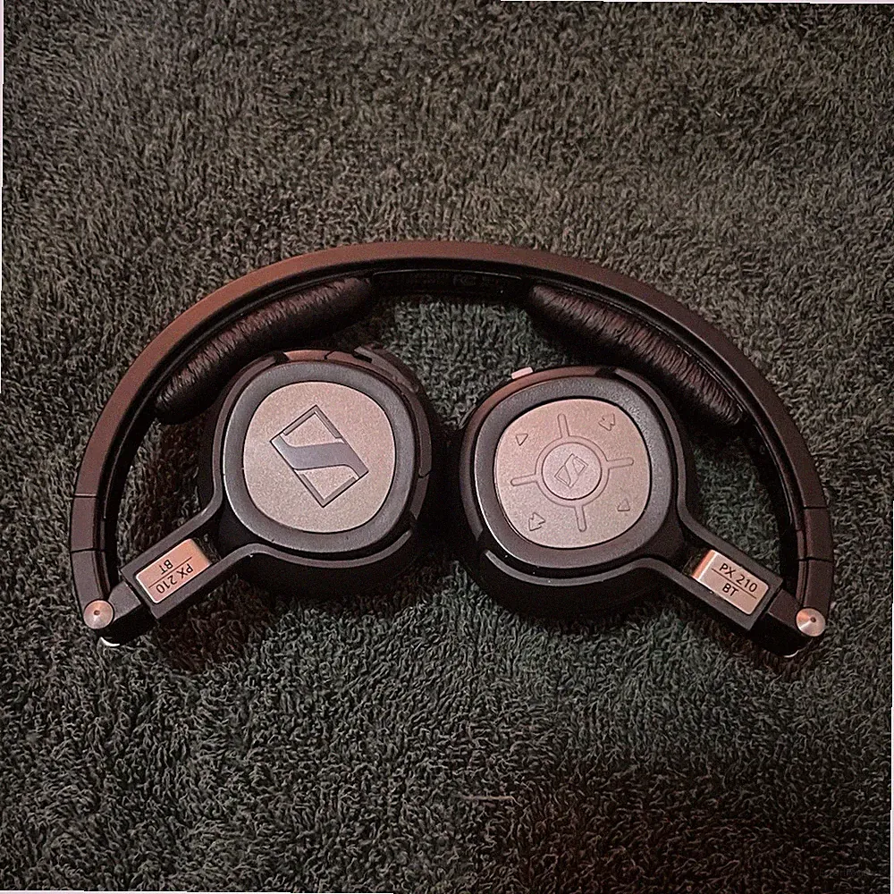 Sennheiser PX 210 BT On-Ear Kopfhörer Bluetooth kabellos Schwarz/Silber