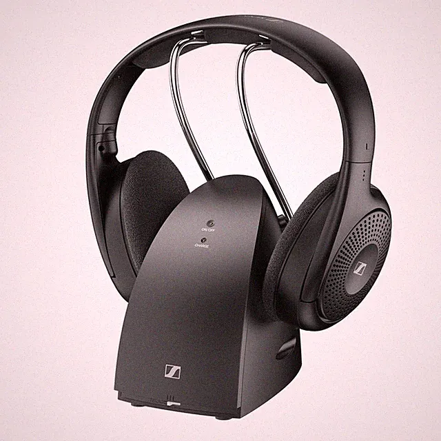 Sennheiser RS 120 W Funk On-Ear Kopfhörer 20h Akkulaufzeit Kabelgebunden schwarz