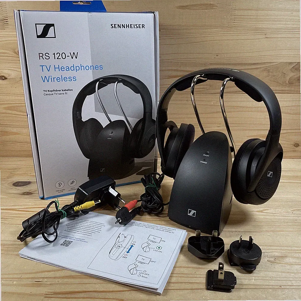 Sennheiser RS 120-W Wireless On-Ear-Kopfhörer für kristallklaren Fernsehton