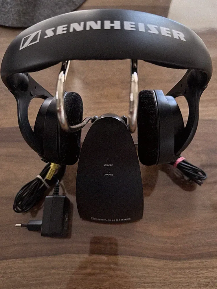 Sennheiser RS 175 RF kabellose Stereo Kopfhörer schwarz 3,5mm