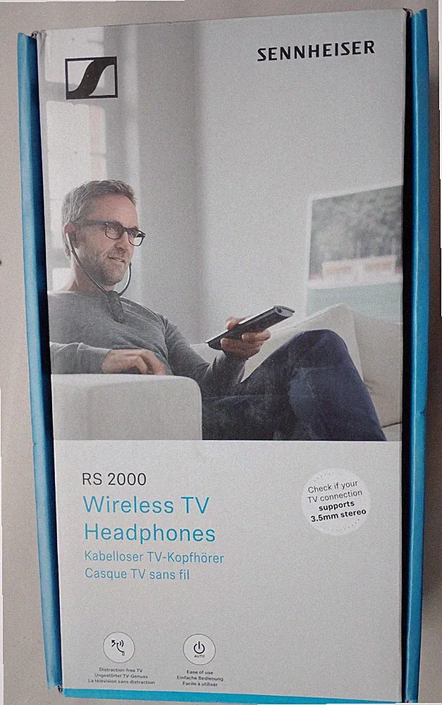 Sennheiser RS 2000 Kabelloser TV-Kopfhörer - Schwarz (506822)