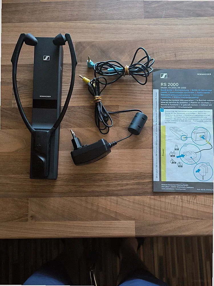 Sennheiser RS 2000 Kabelloser TV-Kopfhörer - Schwarz (506822)