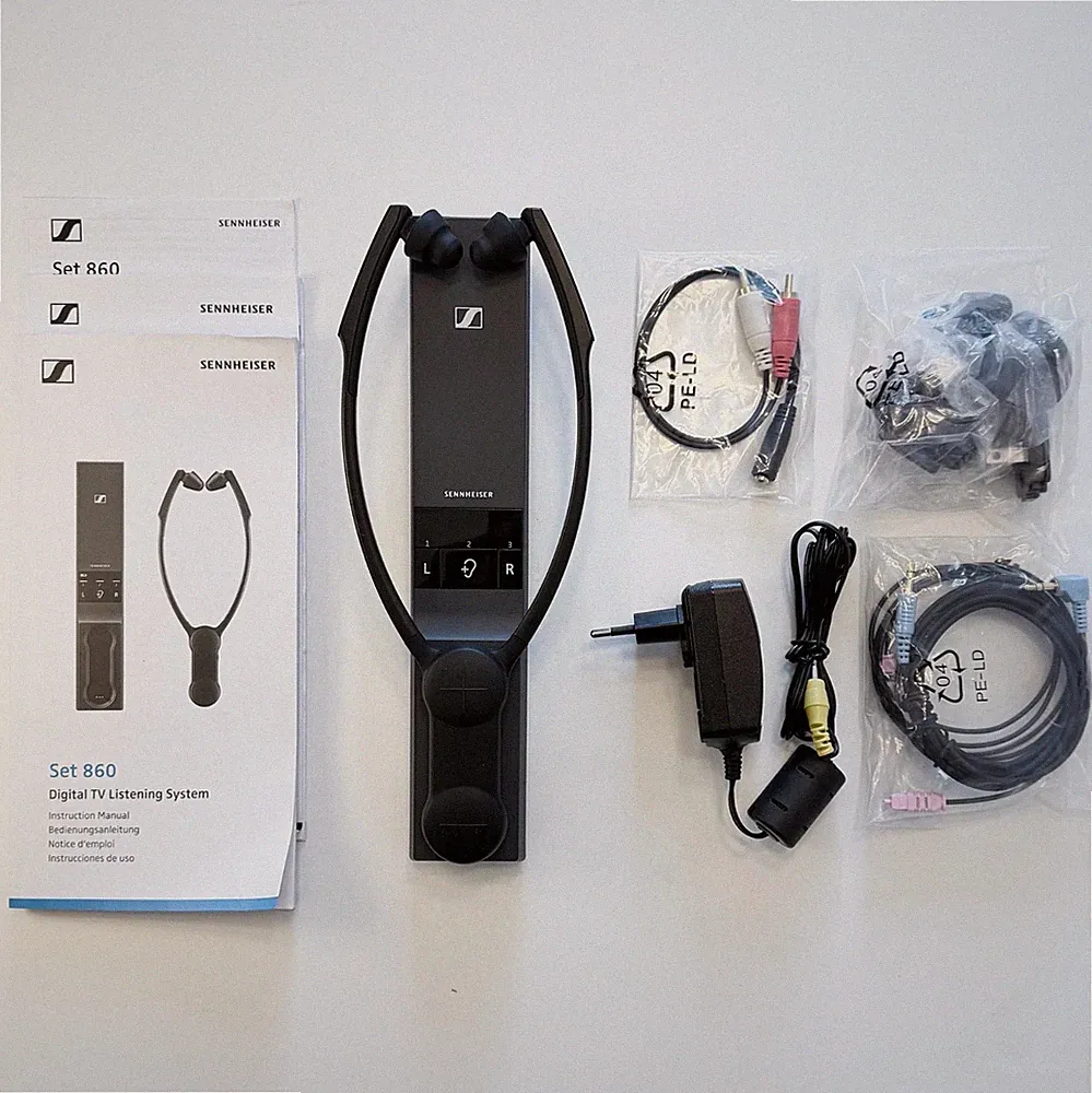 SENNHEISER Set 860 Kinnbügel Kopfhörer Schwarz / TV Kopfhörer / vom Händler