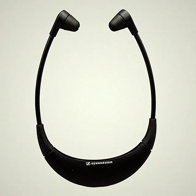 Sennheiser TI410 RI410 Funkkopfhörer TV Kinnbügelhörer Senioren Fernsehen Stereo