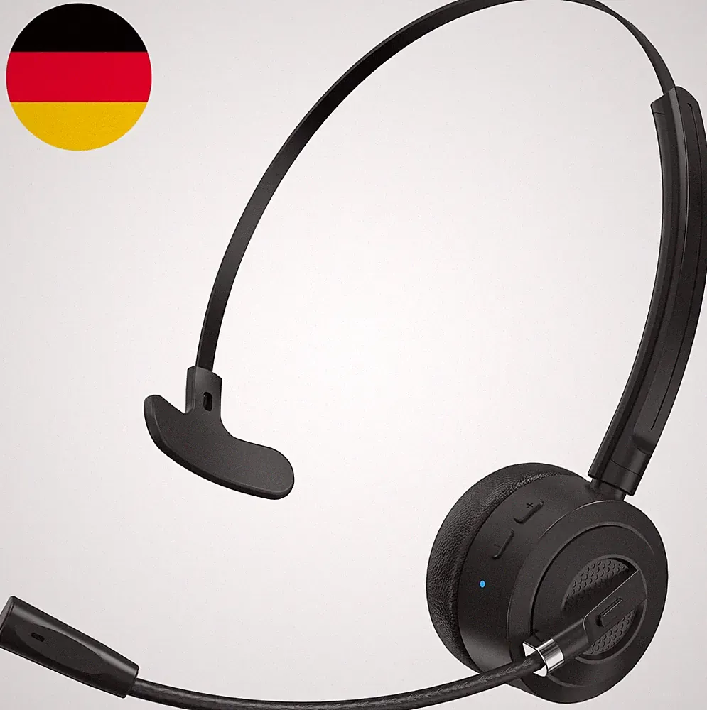 Shinepick Bluetooth Headset Mit Mikrofon, BT 6.0 Technologie, Geräuschunterdrück