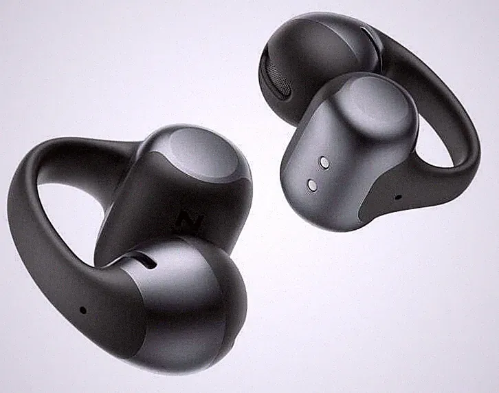 SHOKZ OpenDots 2 In-Ear Bluetooth Kopfhörer kabellos 10 h Laufzeit IP54 Schwarz