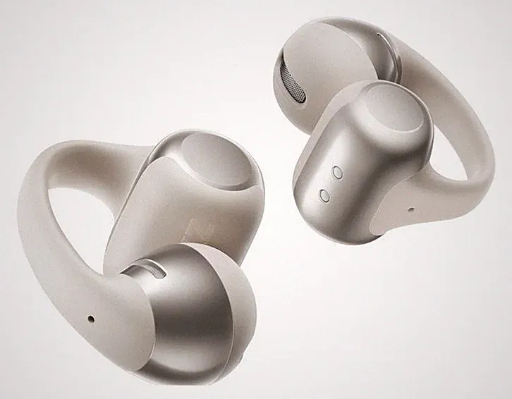 SHOKZ OpenDots One In-Ear Bluetooth Kopfhörer kabellos 10 h Laufzeit IP54 Grau