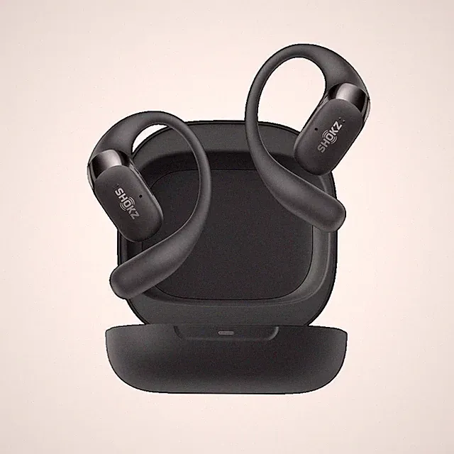 Shokz OpenFit 2+ Bluetooth-Kopfhörer 48h Akkulaufzeit Schwarz