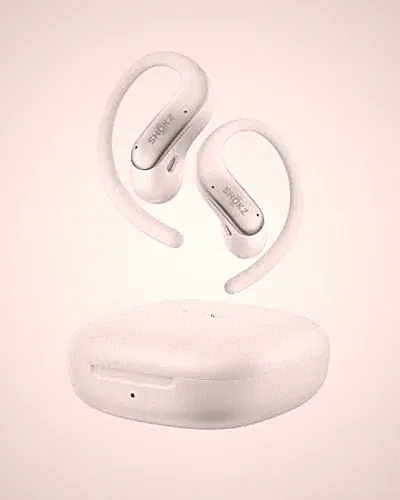 Shokz OpenFit Air 2 Open-Ear Wireless Bluetooth Kopfhörer Over-Ear Weiß