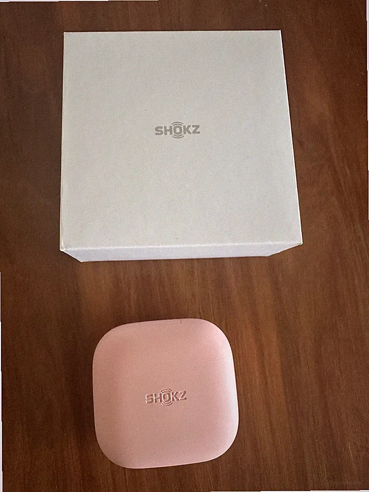 Shokz Openfit Air Bluetooth Kopfhörer – Rosa – Wie neu (nur getestet)