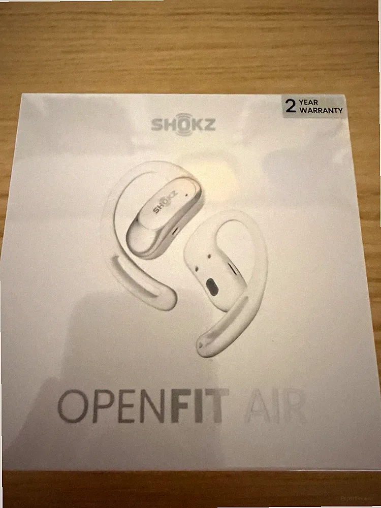 Shokz OpenFit Air Open-Ear True Wireless Bluetooth Ohrbügel-Kopfhörer Weiß NEU