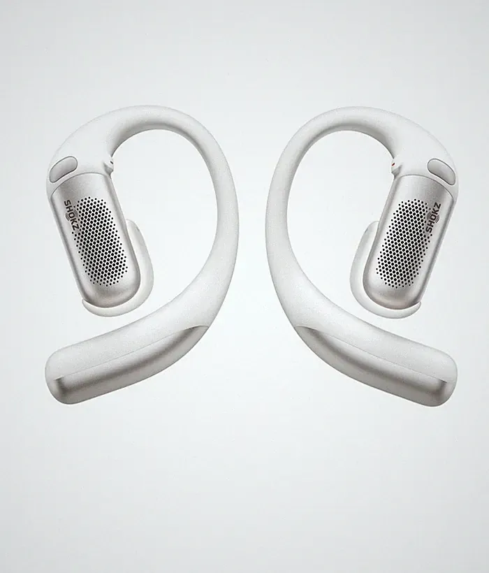 Shokz OpenFit Pro Ohrhörer Weiß – Open-Ear True Wireless Stereo Kopfhörer