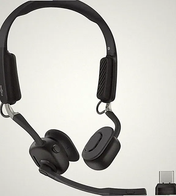 Shokz OpenMeet UC Business Kopfhörer Wireless Headset Bluetooth 5.4 Schwarz