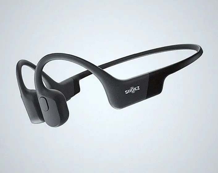 SHOKZ OpenRun Knochenschall Bluetooth Kopfhörer kabellos IP67 Schwarz