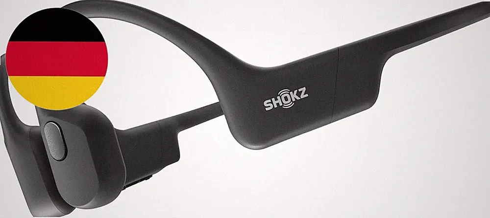 SHOKZ Openrun Knochenschall Kopfhörer, IP67 Wasserdicht, Cosmic Schwarz