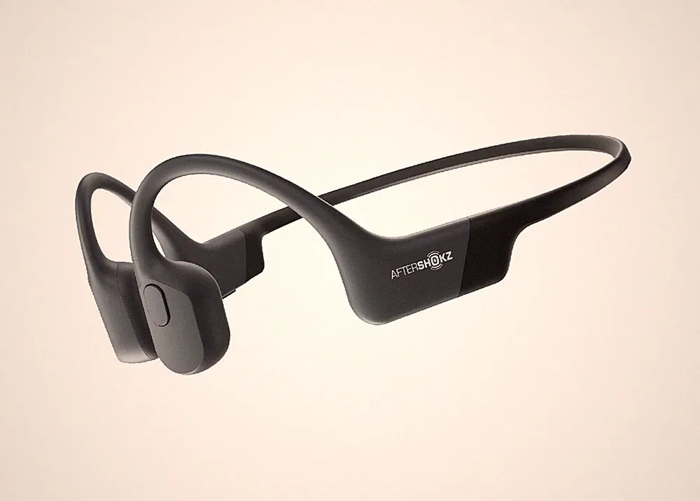 SHOKZ OpenRun Open-Ear Bluetooth Kopfhörer für Sportfans mit 8 Stunden Wiedergab