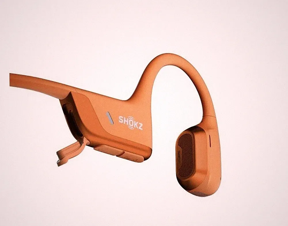 Shokz OpenRun Pro 2 Orange kabellose Kopfhörer OpenEar Sport Noice Cancel Stereo
