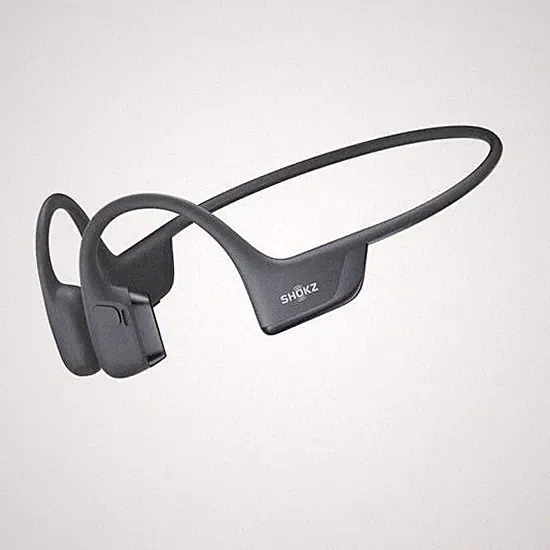 SHOKZ OpenRun Pro 2 Sport Knochenschall Kopfhörer mit Mikrofon - schwarz