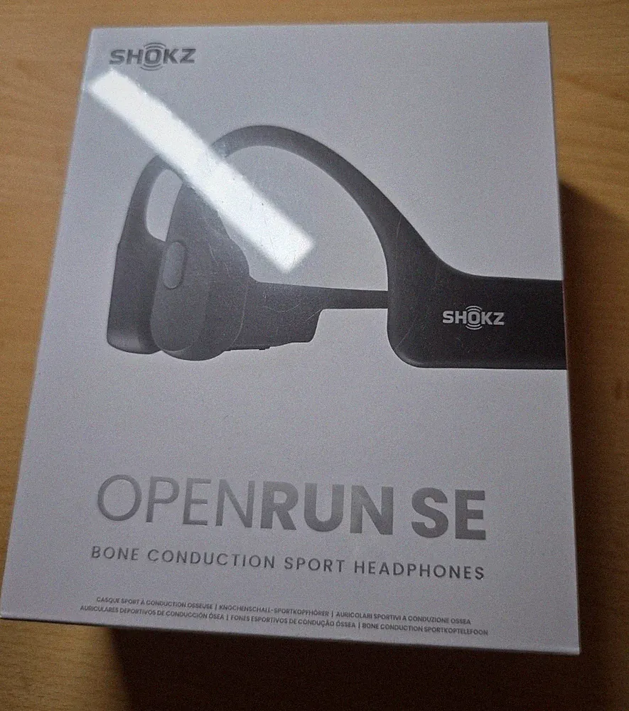 Shokz OpenRun SE Open-Ear-Kopfhörer Knochenschall Bone Conducting, Schwarz, NEU