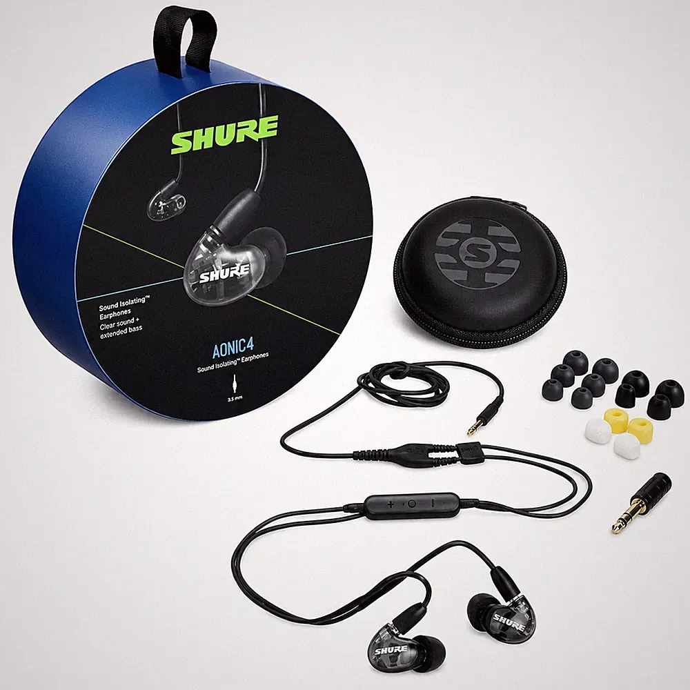 Shure AONIC 4 In-Ear Kopfhörer Schwarz – NEU & OVP – Unbenutzt