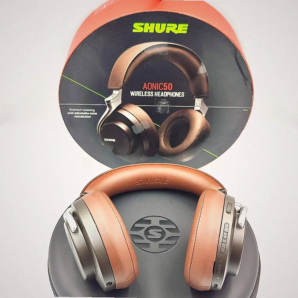 SHURE AONIC 50 SBH2350 kabellose Kopfhörer mit Geräuschunterdrückung Braun