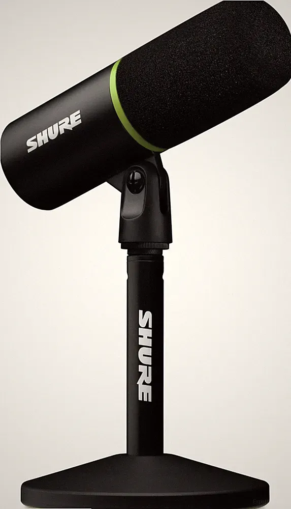 Shure MV6 USB Gaming Streaming Podcast Mikrofon Tisch Stativ Dynamisch USB-C