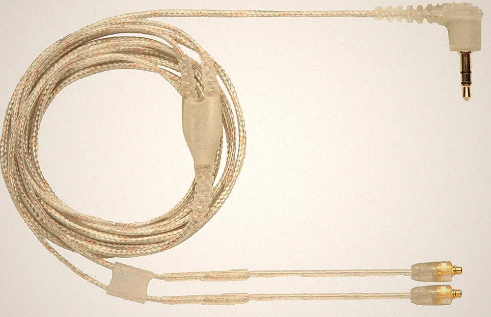 Shure Ohrhörer Ersatzkabel Clear für Shure SE In-Ear Kopfhörer mit MMCX-Stecker