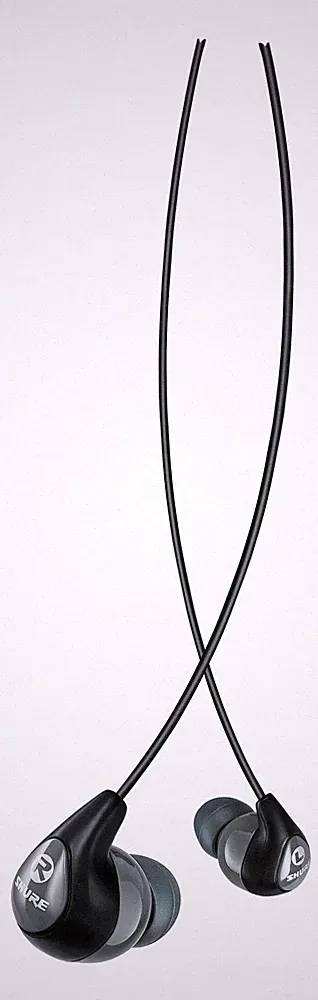 Shure SE112-GR-EFS In-Ear-Kopfhörer Sound Isolating Ohrhörer Zubehör Schwarz