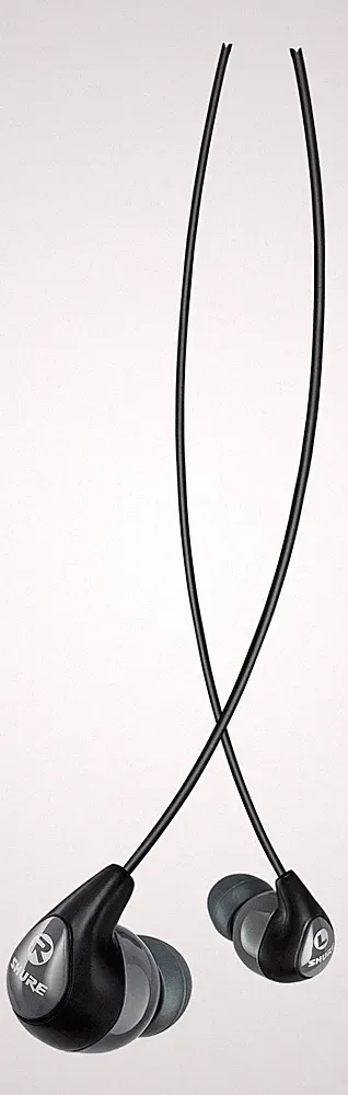 Shure SE112-GR-EFS In-Ear-Kopfhörer Sound Isolating Ohrhörer Zubehör Schwarz