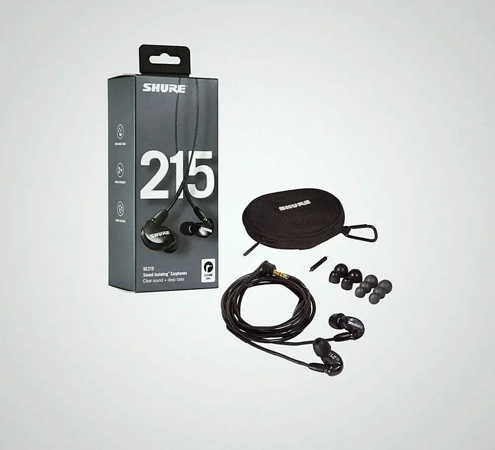 Shure SE215-K-EFS In Ear Hörer Schwarz - NEU