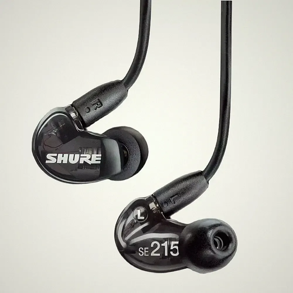 Shure SE215 Kabelgebundene 3.5mm Jack Sound Isolating abnehmbare Kopfhörer