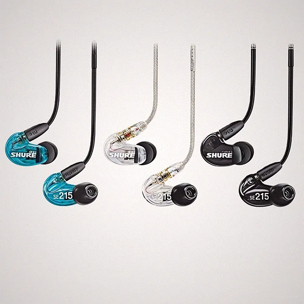 Shure SE215 Sound Isolating In-Ear Kopfhörer 3.5mm Klinkenstecker - Farben NEU
