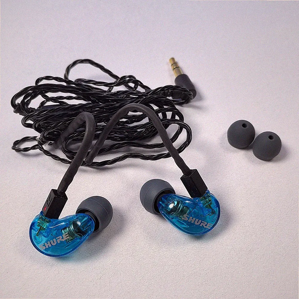 Shure SE215 Sound Isolating In-Ear Kopfhörer mit 3.5mm Klinkenstecker - Blau