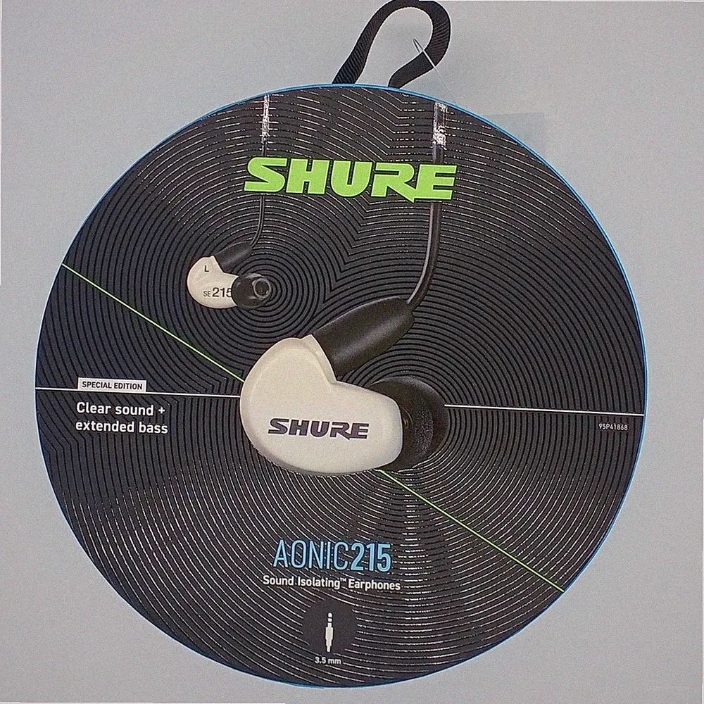 Shure SE215DYWH In-Ear Kopfhörer High Sound Isolation Weiß