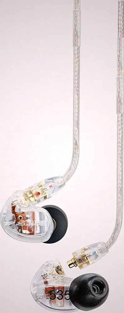 Shure SE535-CL-EFS In-Ear-Kopfhörer Sound Isolating Ohrhörer Zubehör Transparent