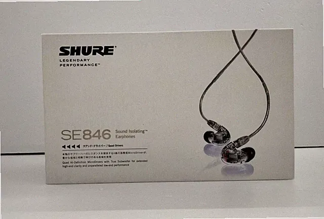 Shure SE846 In-Ear Kopfhörer Kabelgebunden High Fidelity Sound Schwarz