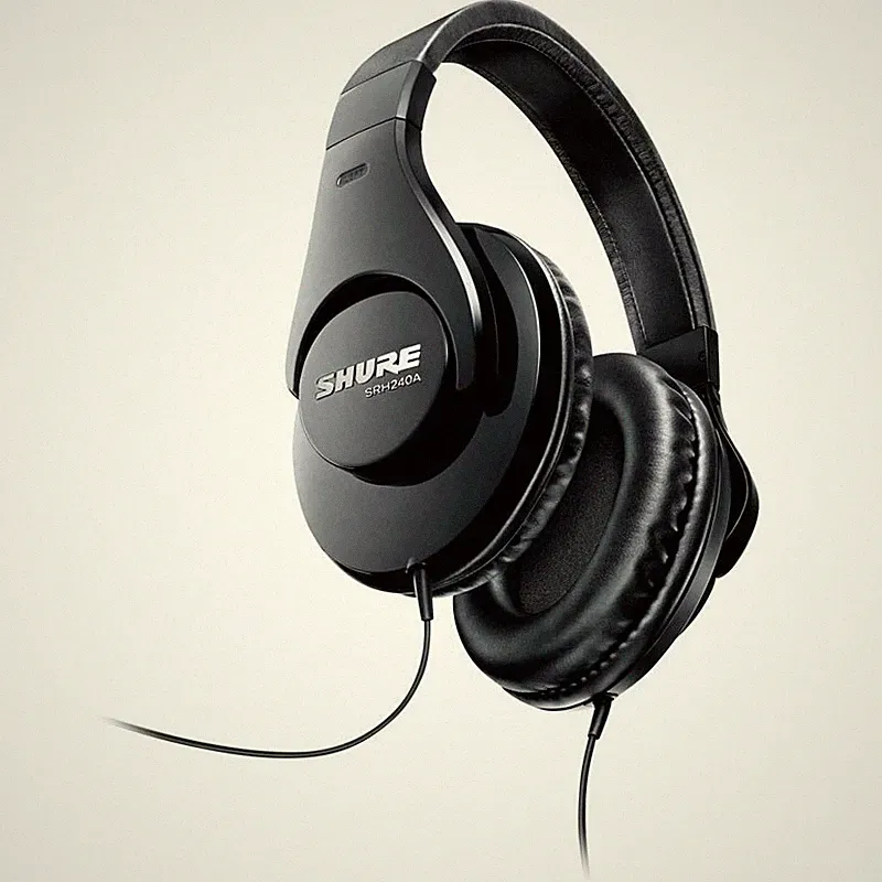 Shure SRH240A Kopfhörer ohrumschließend kabelgebunden Kopfhörer SRH240A-BK-EFS