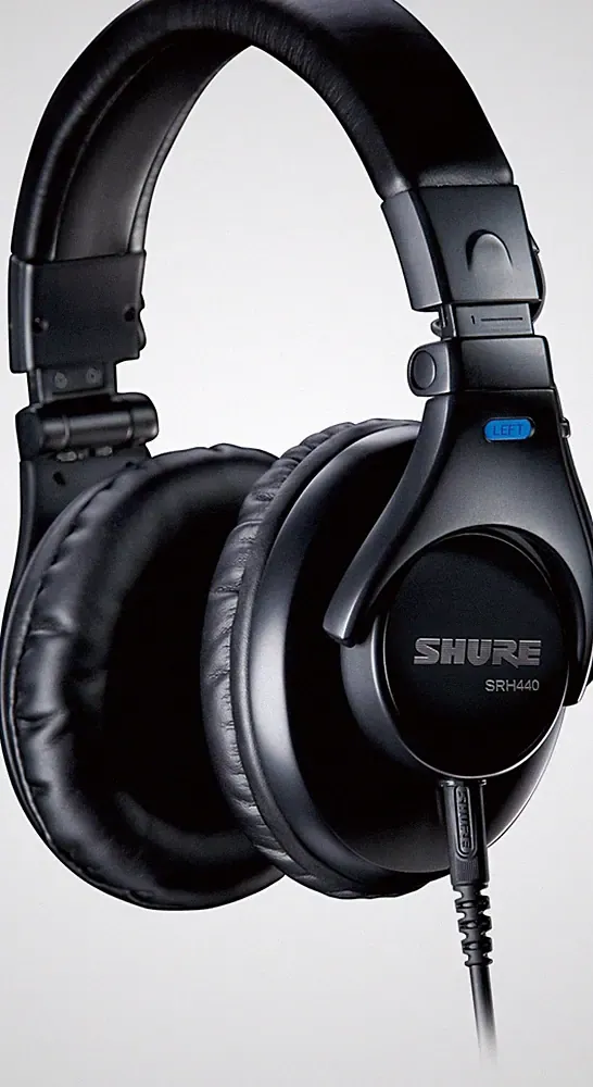 Shure SRH440A Studio Kopfhörer Headphones Monitoring Home Recording Podcasting
