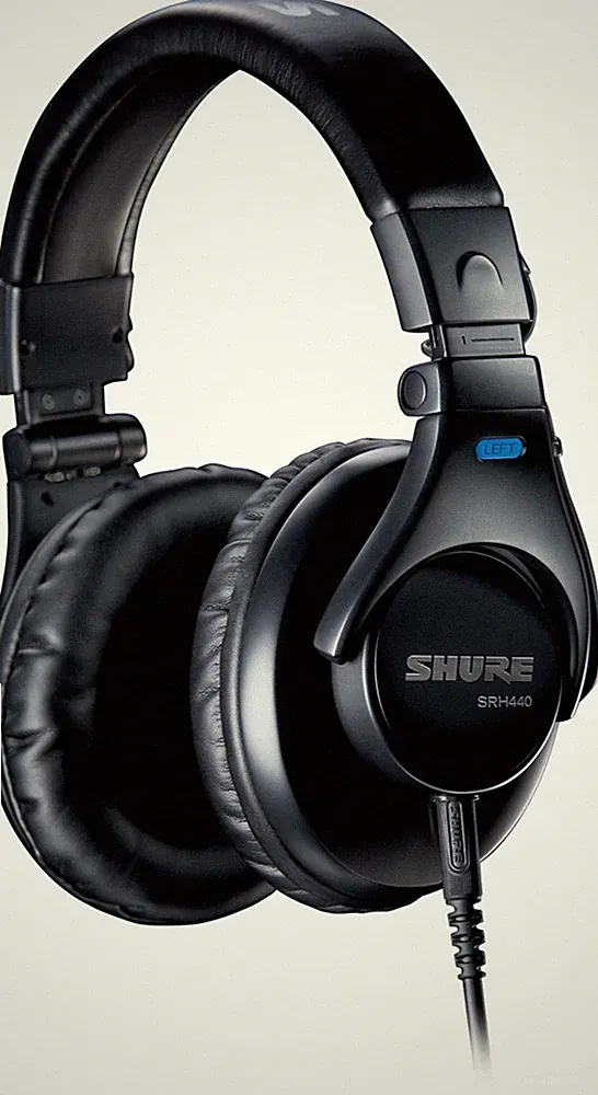 Shure SRH440A Studio Kopfhörer Headphones Monitoring Home Recording Podcasting
