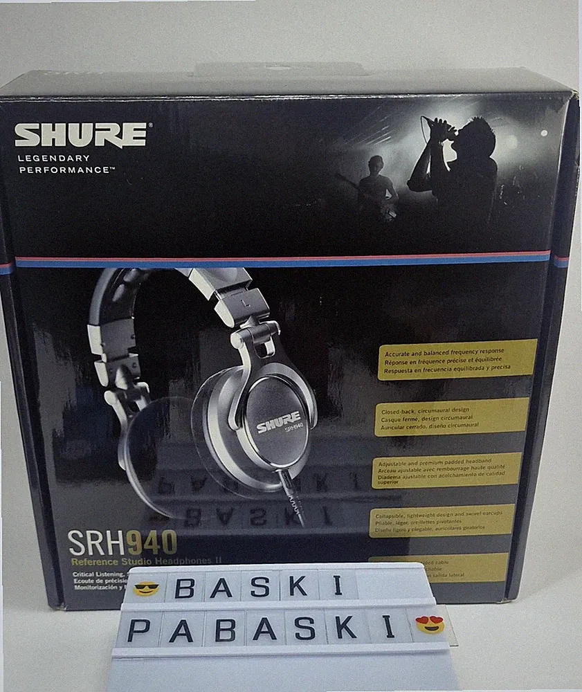 🎧Shure SRH940 Professioneller geschlossener Referenz Studio Kopfhörer🎧