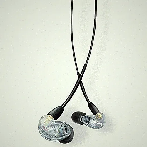 SHURE Sure Kopfhörer AONIC 215 mit kabelgebundenem Mikrofon SE215DYCL UNI-A Klar