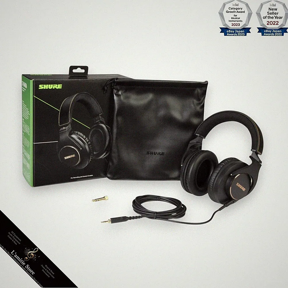 SHURE Sure Professional Studios Kopfhörer gekapselt Typ SRH840A Schwarz Japan